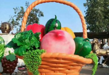 商場果籃雕塑 仿真水果雕塑 店門口小品