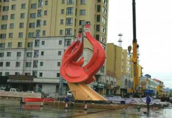 廣場(chǎng)鳥(niǎo)類(lèi)雕塑，動(dòng)物擺件，仿古工藝