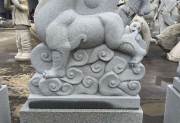 室內(nèi)白虎雕塑，拉絲海洋雕塑，抽象效果