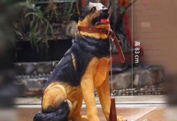 彩繪哈巴狗雕塑 仿真犬類雕塑 步行街?jǐn)[件