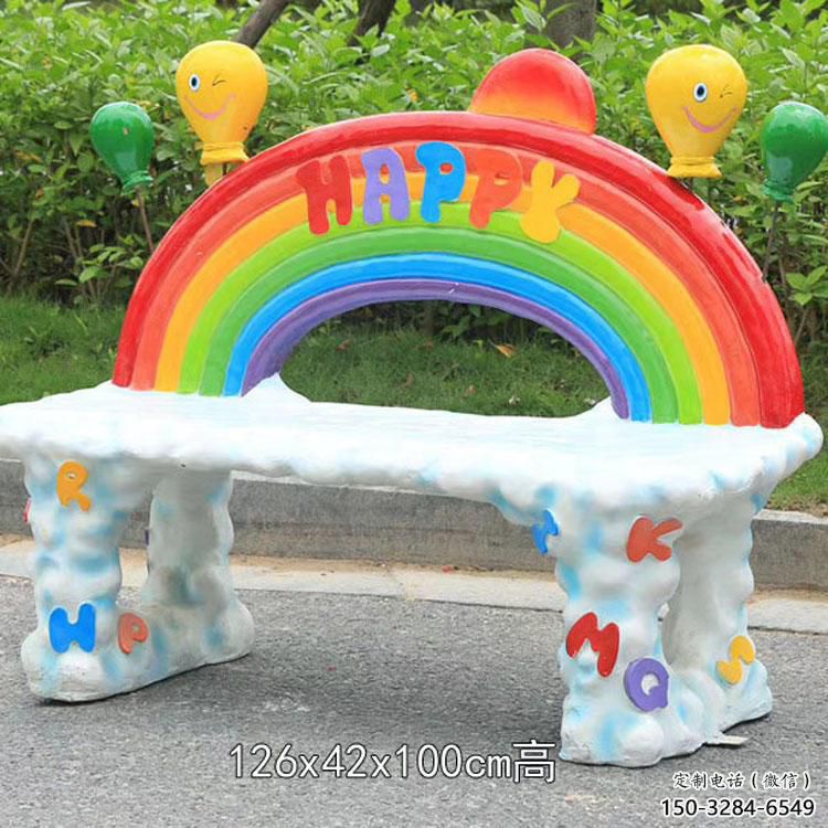 小區座椅雕塑，拉絲景觀雕塑，抽象效果