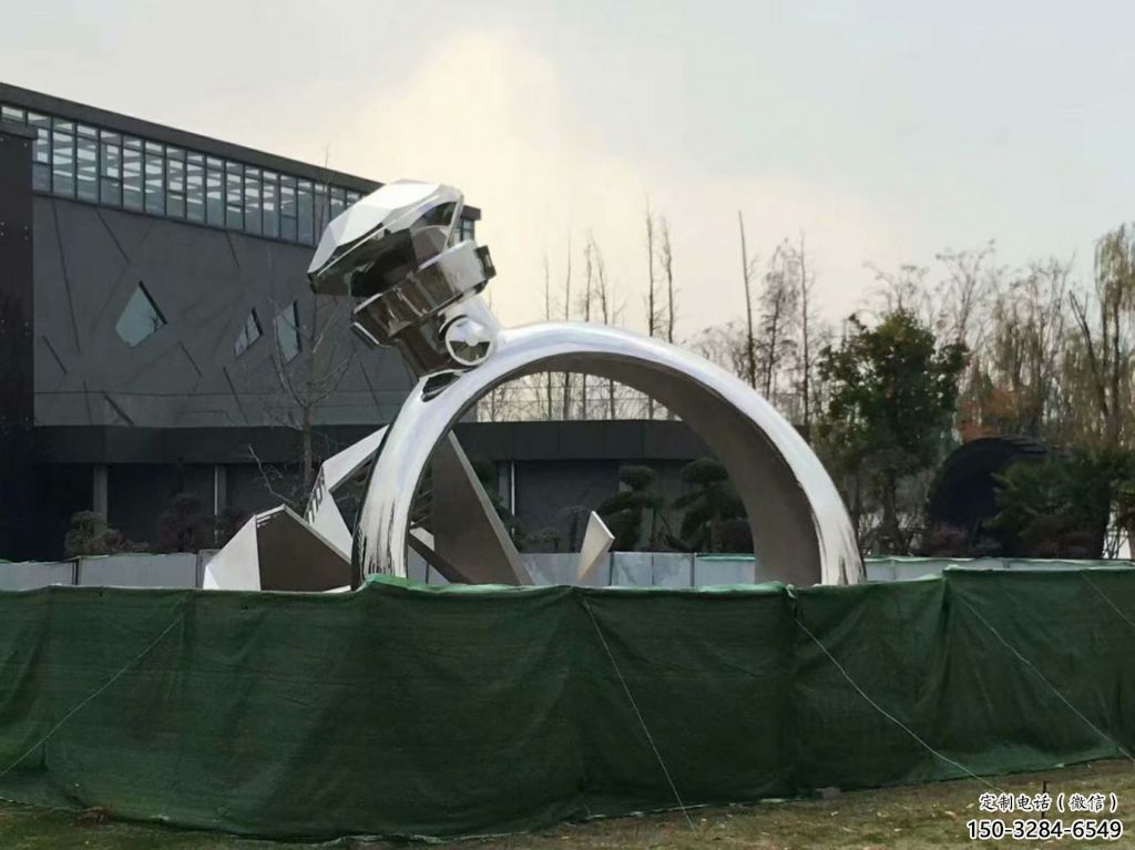 室內(nèi)戒指雕塑 仿真景觀擺件 大型雕塑