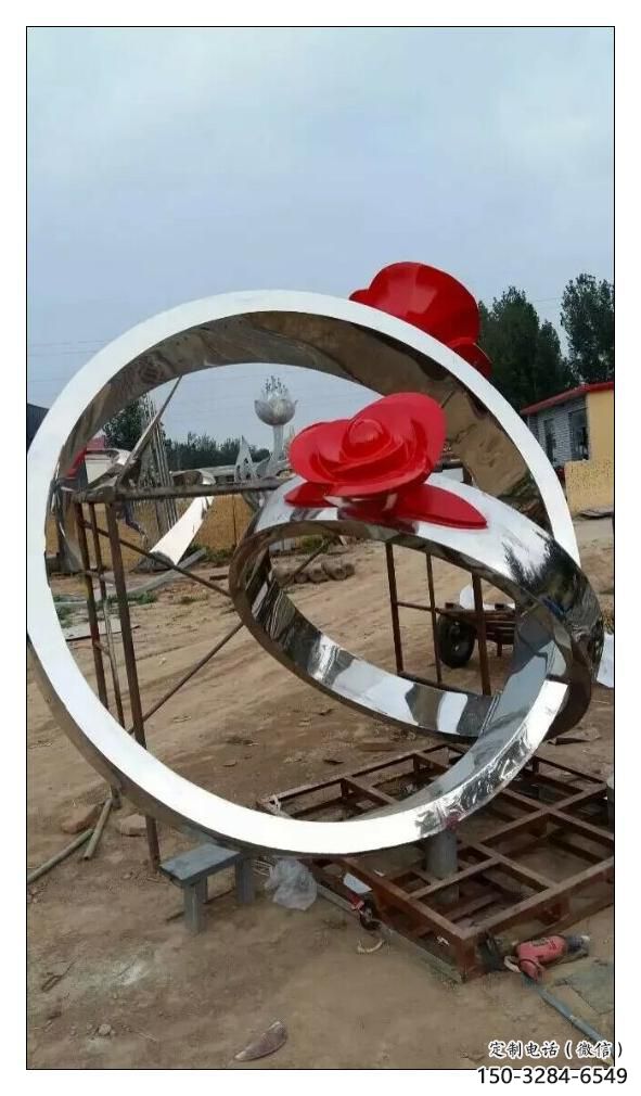 指環(huán) 戒指不銹鋼雕塑