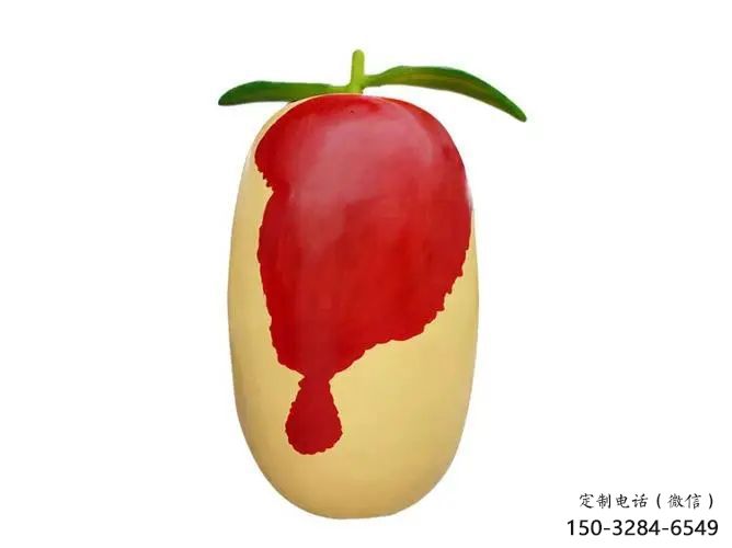 售樓處紅棗雕塑 商業街仿真雕塑 瓜果擺件