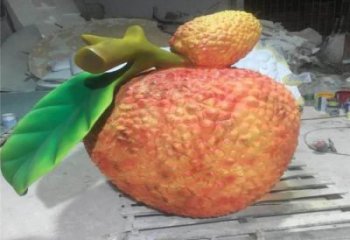 創意荔枝雕塑 步行街店門口雕塑 水果小品