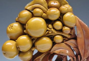 庭院枇杷雕塑 城市仿真雕塑 水果小品
