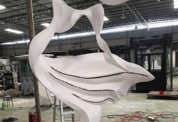 大門口跳舞雕塑 發(fā)光公園舞者雕塑 仿真女孩雕塑