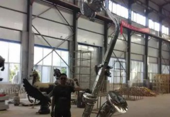 創意薩克斯雕塑 啞光樂器雕塑 公園西方樂隊雕塑