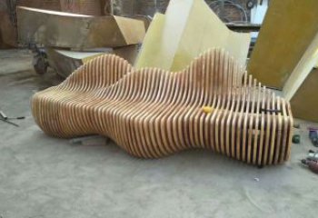 坐凳雕塑，抽象景觀雕塑，廣場擺件