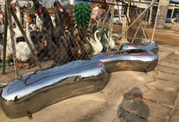 公園坐凳雕塑，噴砂發光雕塑，鍛造工藝