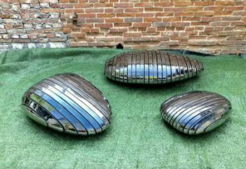 鵝卵石坐凳雕塑，鍛造景觀雕塑，現代工藝