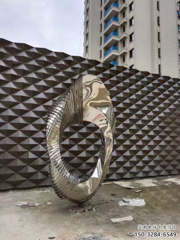 中式圓環(huán)雕塑批發(fā)，廣場系列，烤漆圓環(huán)雕塑供需