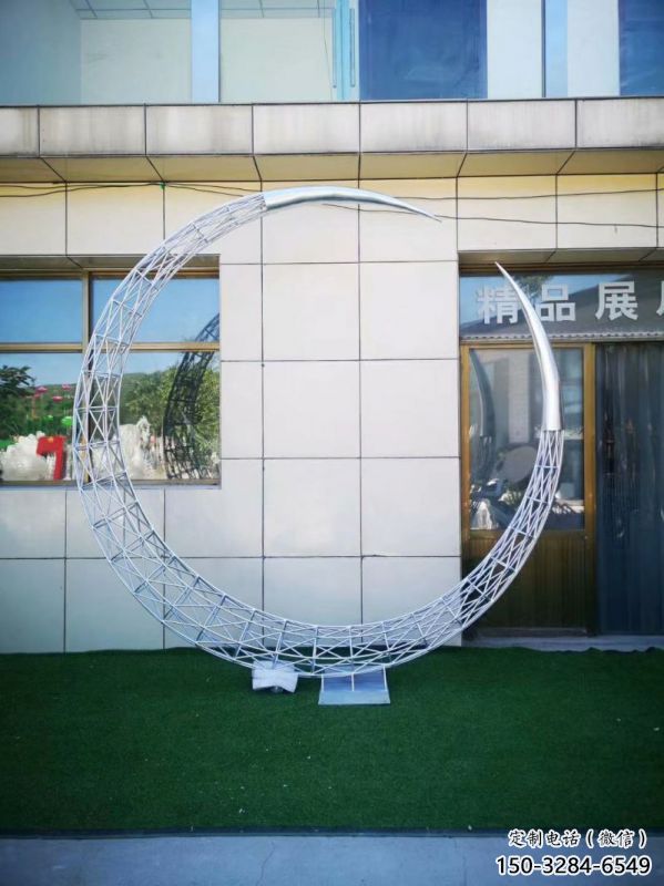 鍛鋼圓環雕塑精選，露天雕塑，鏤空圓環雕塑展品