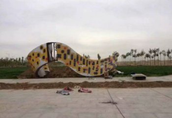 景觀館書卷雕塑，鍍銅景觀雕塑，鍍銅工藝