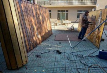 售樓部書卷雕塑，噴砂發(fā)光雕塑，烤漆題材