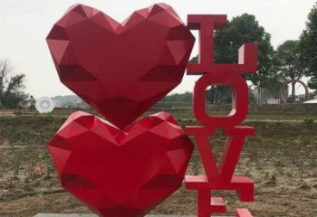 love字母雕塑承接，鍛造工藝，不銹鋼love雕塑廠家