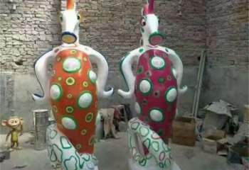 隴南幼兒園河馬雕塑，動漫文化雕塑，卡通動物制作