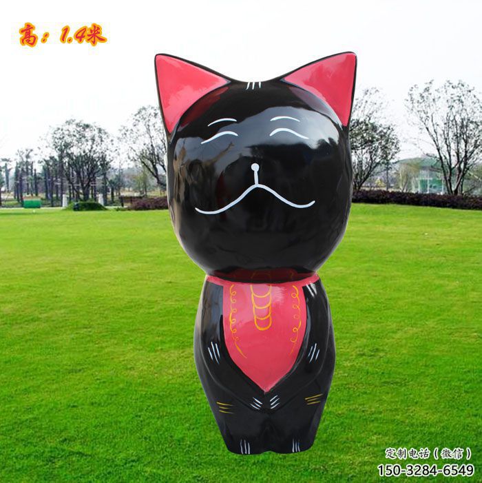 邯鄲廣場小貓雕塑，動物擺件，仿古工藝