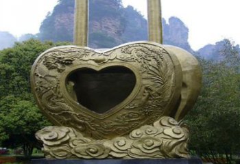 許昌藝術同心鎖雕塑承接，景區案例，公園鎖子雕塑定制