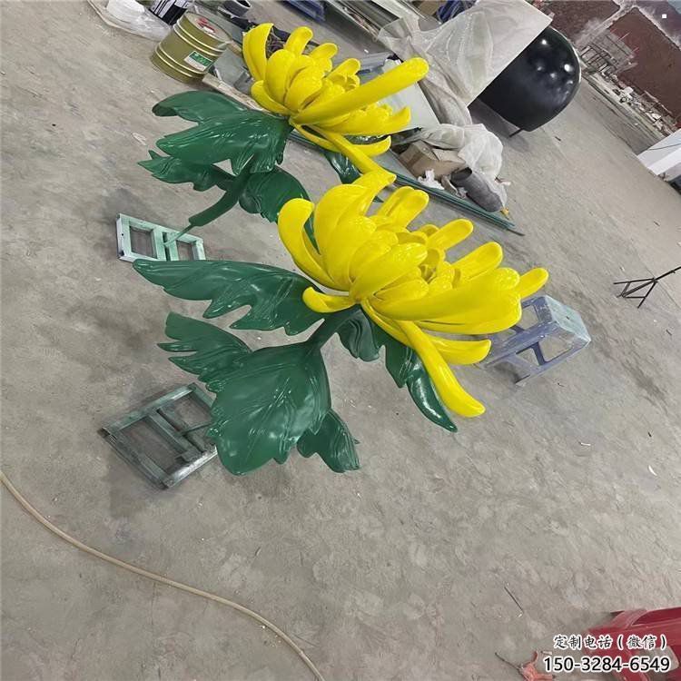 通化景區(qū)菊花雕塑優(yōu)選，圓雕體系，城市菊花雕塑選定