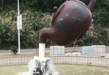 揚州小區天壺標志雕塑，多彩藝術，天壺雕塑生產廠家