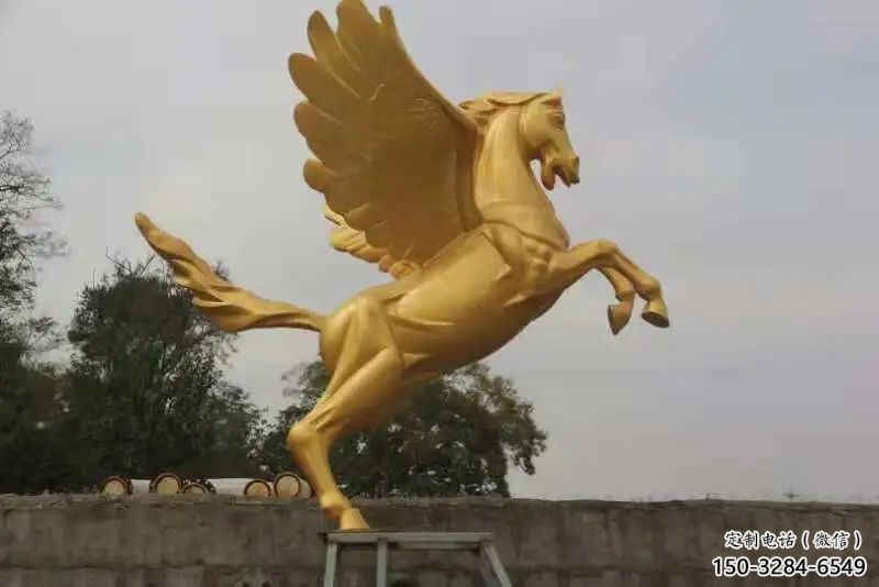 青島園林金馬雕塑