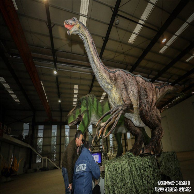 銅川戶外恐龍雕塑通用，多彩藝術(shù)，景觀玻璃鋼恐龍雕塑供應(yīng)