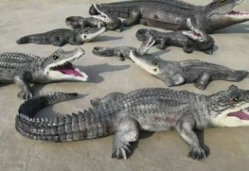 東湖園林鱷魚(yú)雕塑