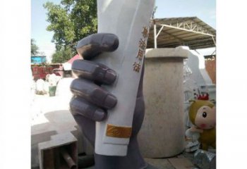 湟中手卷雕塑優(yōu)選，室外雕塑，玻璃鋼手卷雕塑優(yōu)選