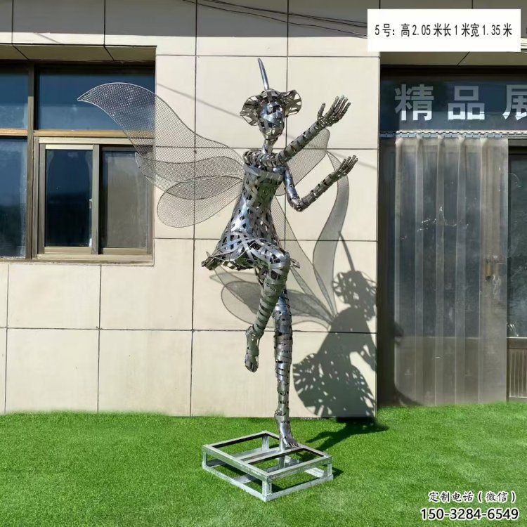 延安現(xiàn)代鏤空舞者雕塑承接，歐式風格，鐵藝跳舞雕塑精選