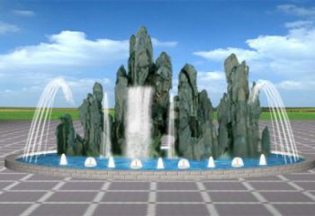 阿勒泰電影變頻噴泉雕塑，水景噴泉雕塑承接