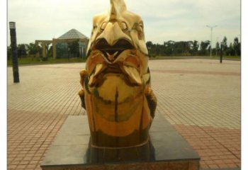 迪慶不銹鋼生肖雕塑，鍍鈦工藝，公園廣場戶外擺放