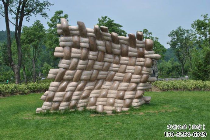 黔江鏤空包包雕塑