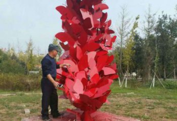 萬州公園花環(huán)雕塑